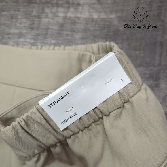 Loft High Rise Straight Pants Size L - Picture 2 of 6
